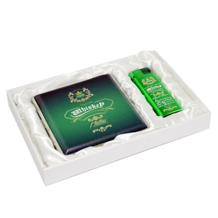 MATTEO SET ZELENI- TABAKERA+ TURBO UPALJAČ