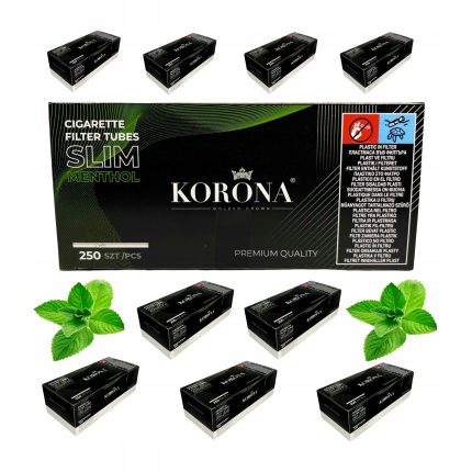 KORONA slim mentol 250 -cigaret-tube