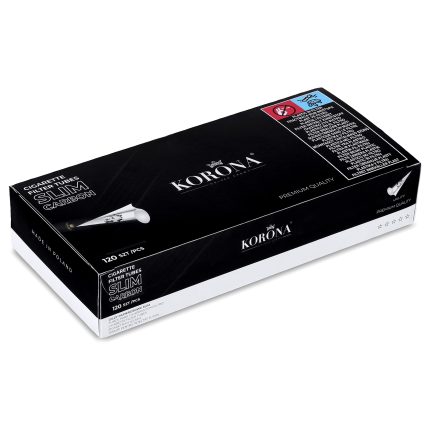 KORONA slim CARBON 120 -cigaret-tube
