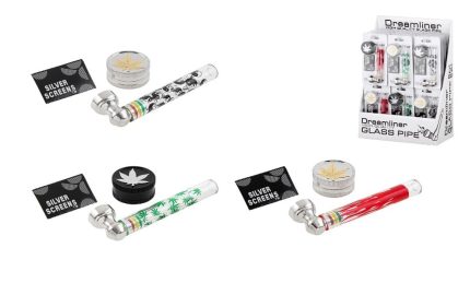 SET LULA sa grinderom- staklo 11cm