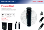 RONSON brener upaljač Monsun Black - Slika 3