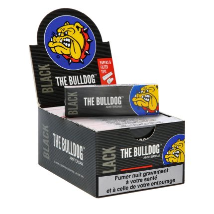 BULLDOG papir+tips crni 24kom 36257