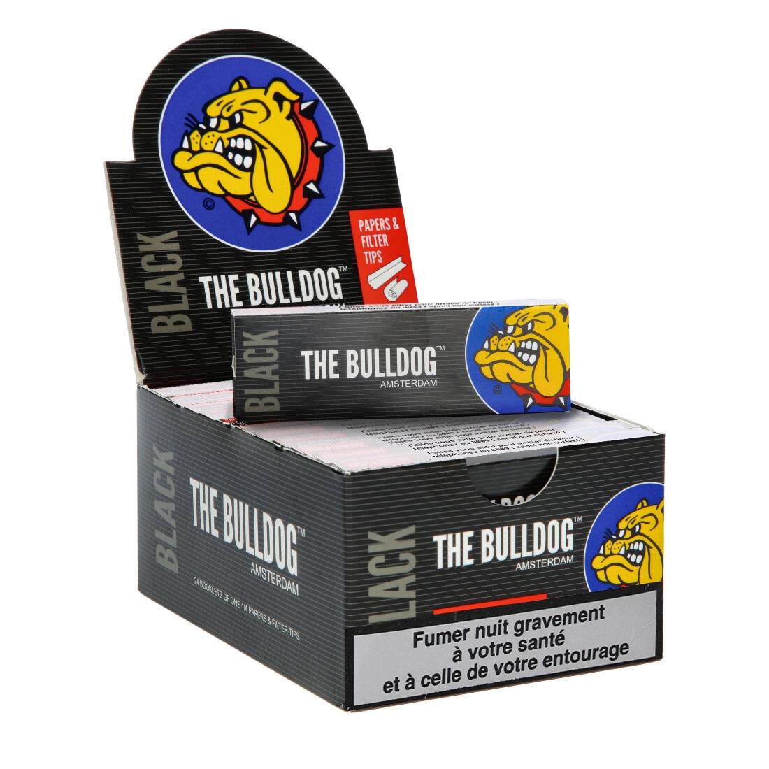 BULLDOG papir+tips crni 24kom 36257 - Slika 1