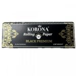 KORONA papirići za motanje 50/1- CRNI Premium